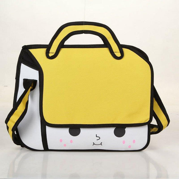 Yellow 2D Expression Bag