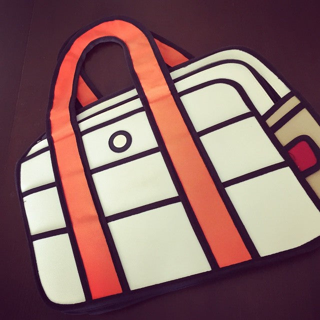 2D Cream Bag