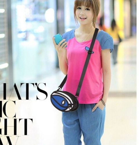 Blue 2D Shoulder Fanny Bag
