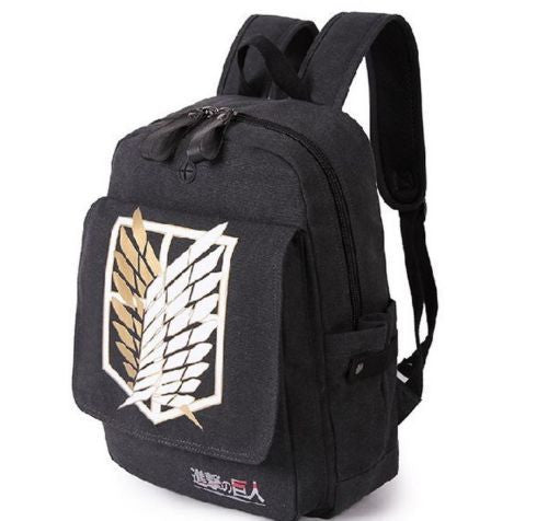 Attack On Titan Canvas Backpack
