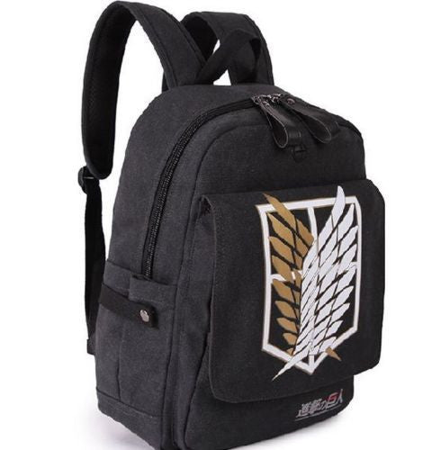 Attack On Titan Canvas Backpack