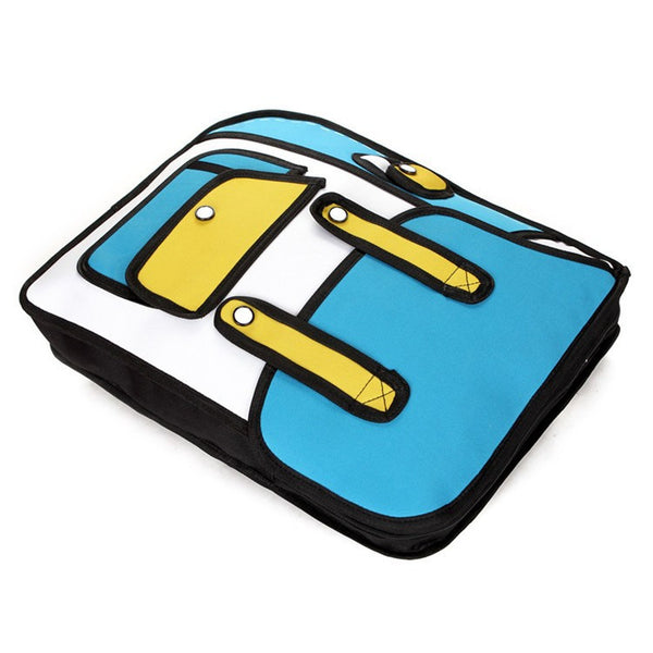 Bold 2D Backpack Blue