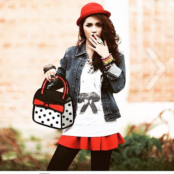 Cute 2D Handbag