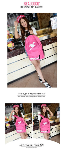 Fairy Tail Canvas Backpack