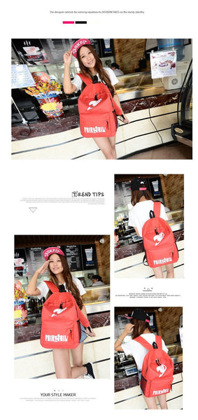 Fairy Tail Canvas Backpack