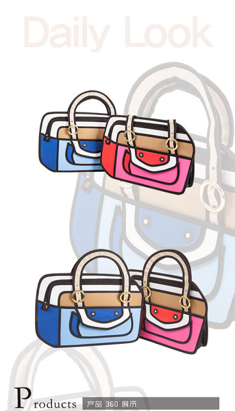 2D Block Purse
