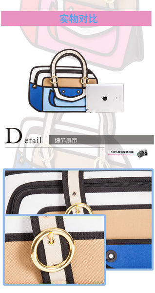 2D Block Purse