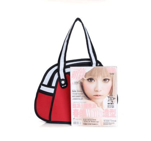 Red Lovely 2D Purse