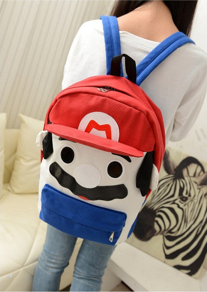 Mario Canvas Backpack