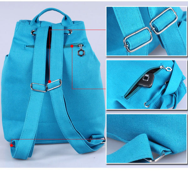 One Piece Canvas Backpack