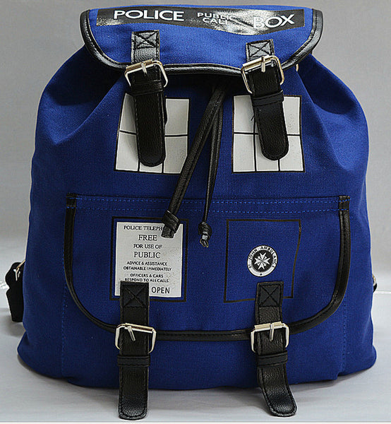 Dr. Who Canvas Backpack