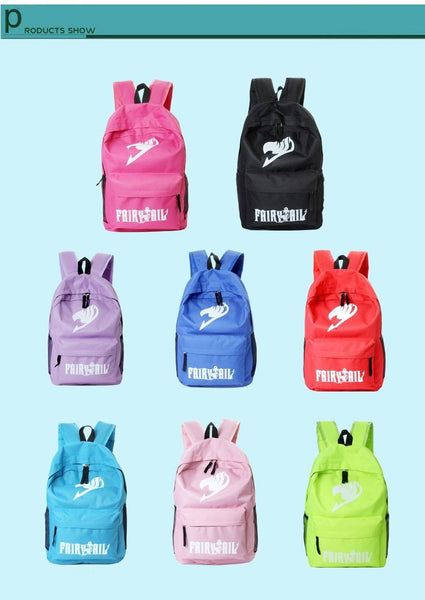 Fairy Tail Canvas Backpack