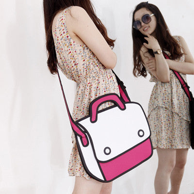 2D 2 Dot Bag Pink