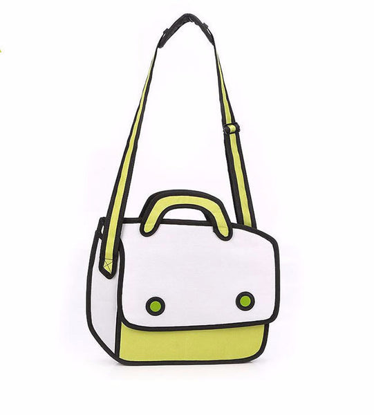2D 2 Dot Bags Green