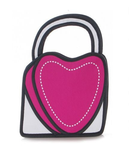 2D Heart Bag