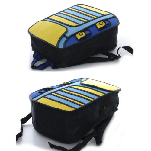 Stripey 2D Backpack