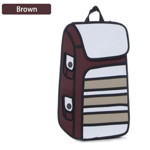 Stripey 2D Backpack