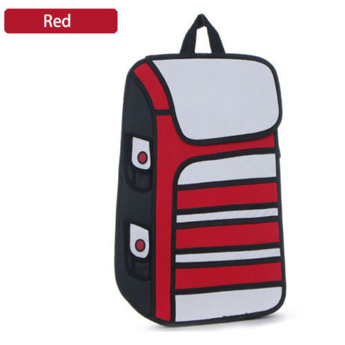 Stripey 2D Backpack