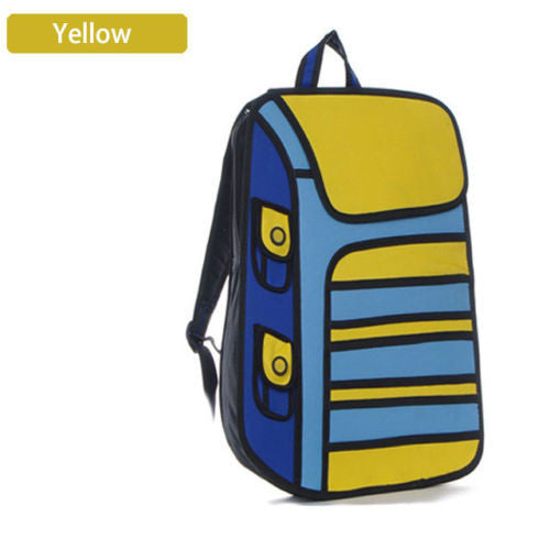 Stripey 2D Backpack