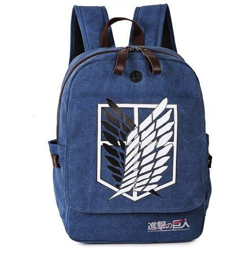 Attack On Titan Canvas Backpack