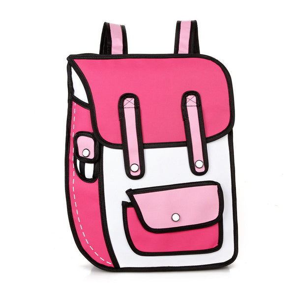 Bold 2D Backpack Rose Pink
