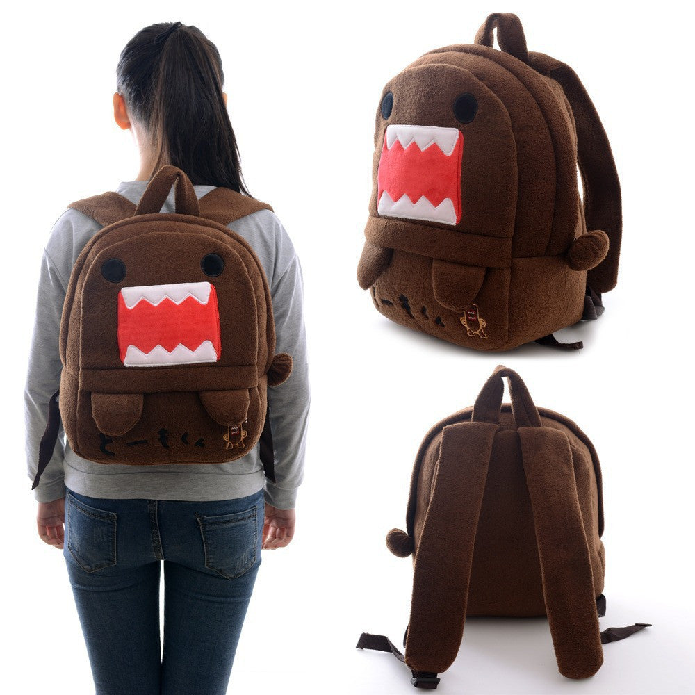 domo leather backpack Domo Plush Backpack