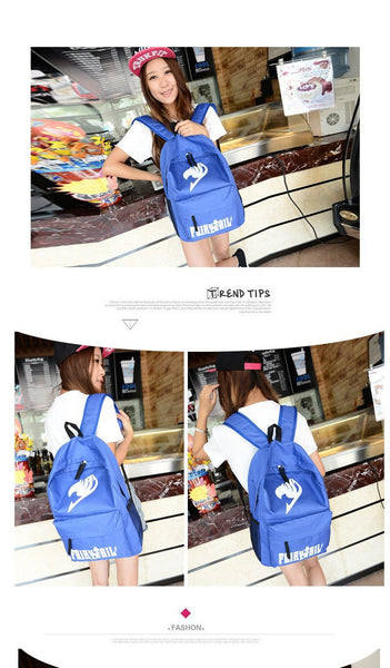 Fairy Tail Canvas Backpack