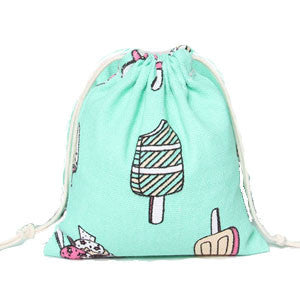 Ice Cream Drawstring Bag