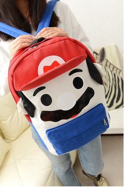 Mario Canvas Backpack