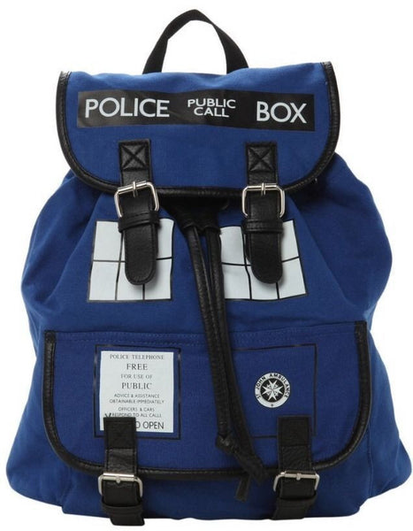 Dr. Who Canvas Backpack